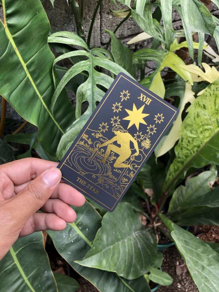 The Star card of the Major Arcana